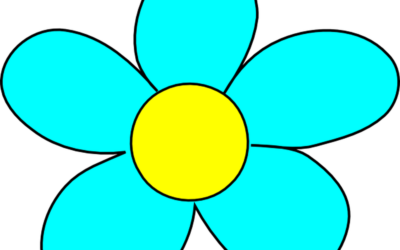 Free Turquoise Flower Cliparts, Download Free Clip - Free Turquoise Flower Cliparts, Download Free Clip (1368x855)