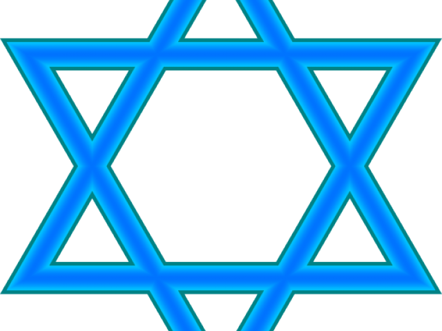 Star Of David Clipart Small Star - Triangle (640x480)