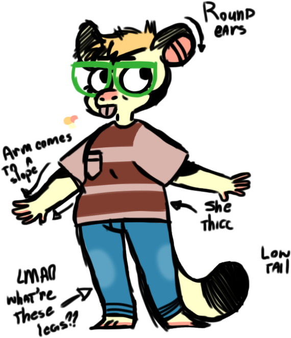 Sugar Glider By Anxiousandantsy - Cartoon (623x706)