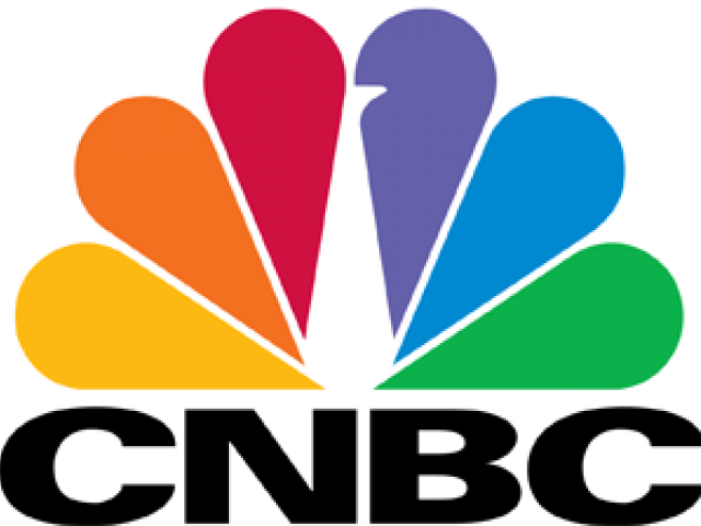 Chilling Clipart Cable Tv - Logo Cnbc (640x480)