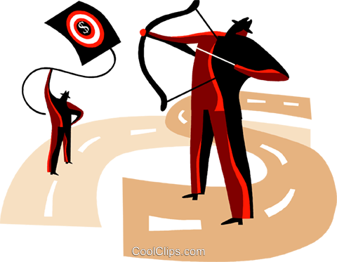 Target And Objectives Royalty Free Vector Clip Art - Illustration (480x373)