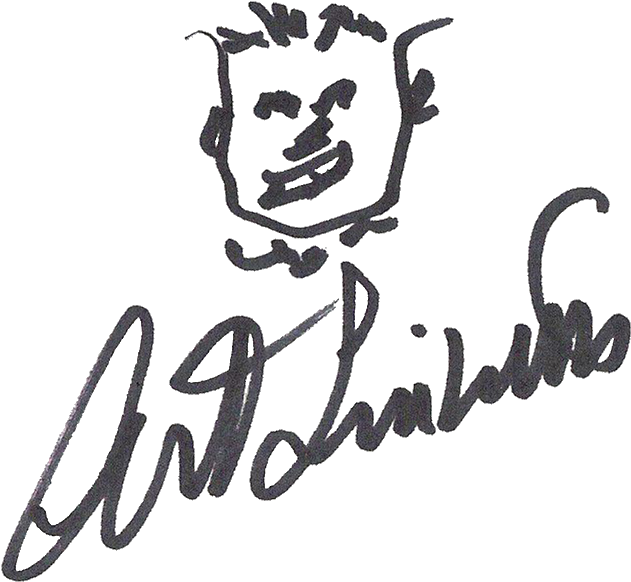 Art Linkletter - Calligraphy (670x614)