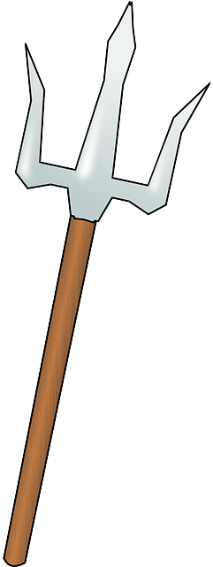 I've Been Reading A Book Recently Called, The Parthenon - Trident Clipart (320x640)