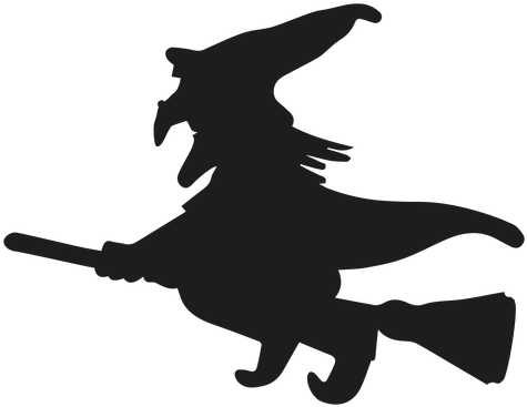 512 X 512 0 - Dibujos De Siluetas De Brujas (512x512)