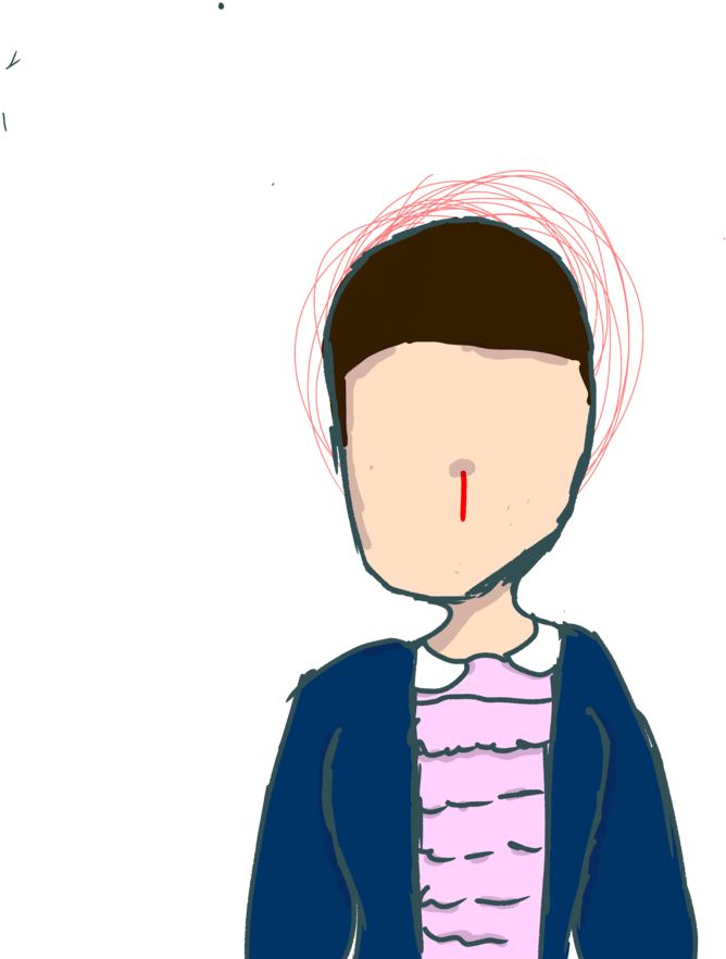 Eleven [stranger Things] - Cartoon (960x960)