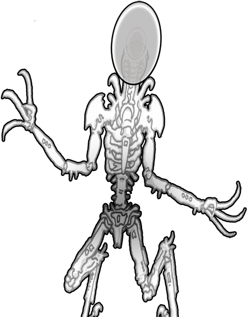 Hereticwerks Infectidrone Fever Machine Mutant Future - Illustration (498x630)