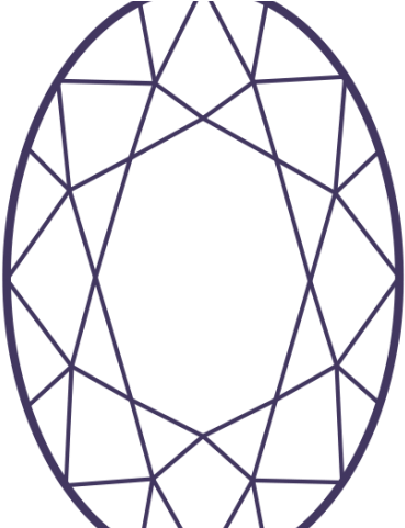 Drawn Diamond Outline - Oval Vs Round (640x480)