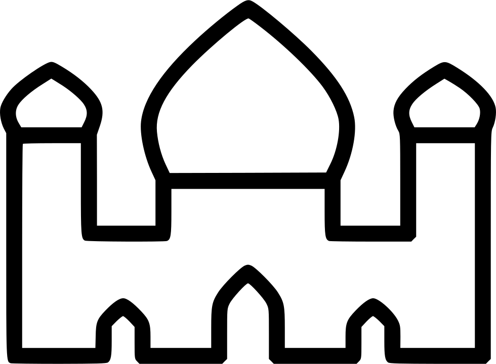 Mosque Temple Quran My Files Comments - Clipart Black And White Quran (980x720)