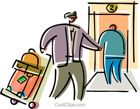 Bellboys Bellhops And Bell Captains Royalty Free Vector - Bellboys Bellhops And Bell Captains Royalty Free Vector (480x374)