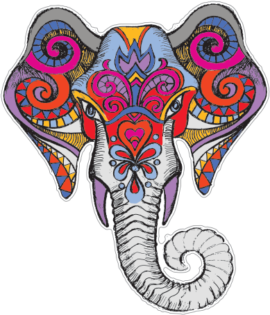 600 X 600 6 - Traditional African Elephant Art (600x600)