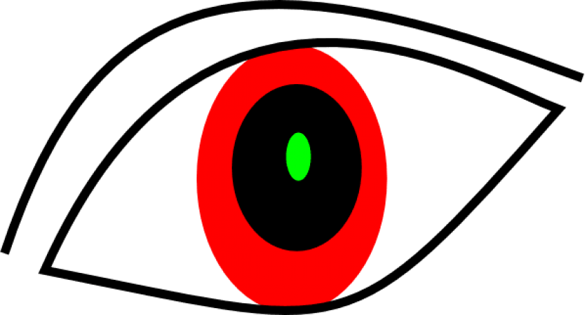 Free Png Download Red Eye Png Images Background Png - Red Eye Clipart (850x457)