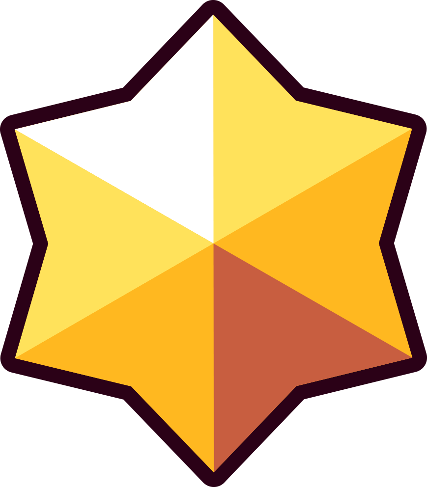 Image - Brawl Stars Gold Star (870x992)