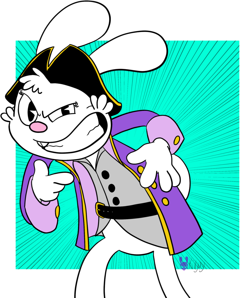 Sneaky Captain - Cartoon (1024x1024)