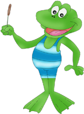 Funny Frogs Cartoon Picture Images - Clip Art (400x400)