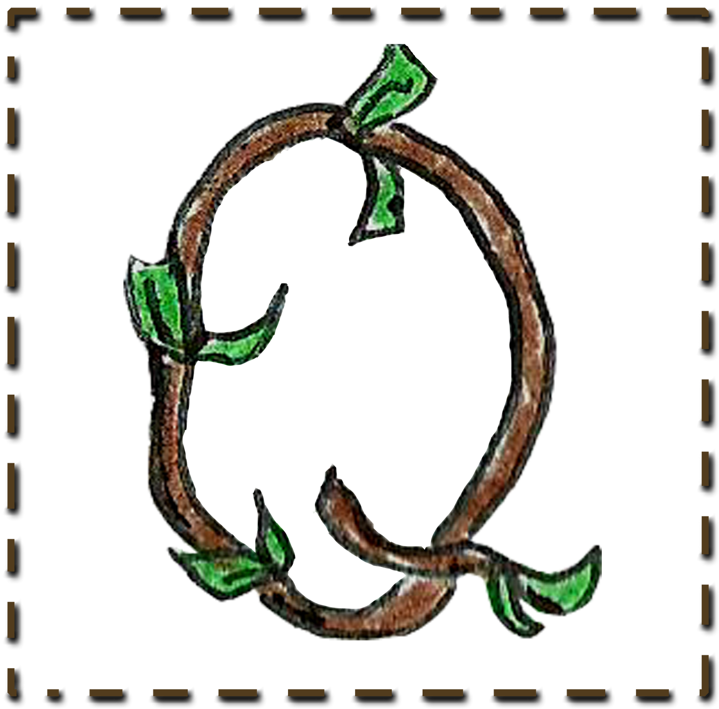 Granny Enchanteds Blog Twigs And Leaves Free Scrapbook - Letter (1600x1583)