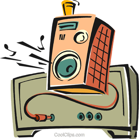 Speaker Royalty Free Vector Clip Art Illustration - Speaker Royalty Free Vector Clip Art Illustration (480x480)