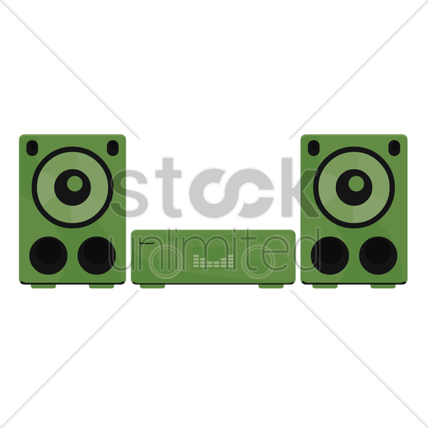 Speakers Clipart Booming - Computer Speaker (600x600)
