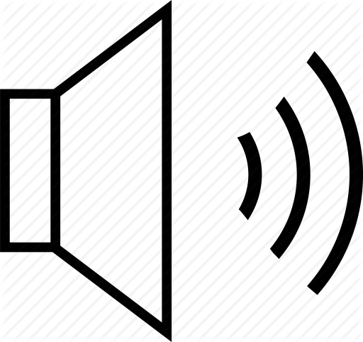 Music Icons Volume - White Speaker Icon (512x482)