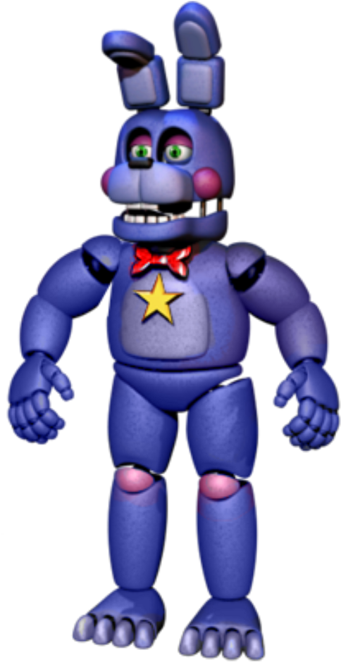 Rockstar Bonnie Without Guitar - Fnaf 6 Rockstar Golden Freddy (1024x1024)