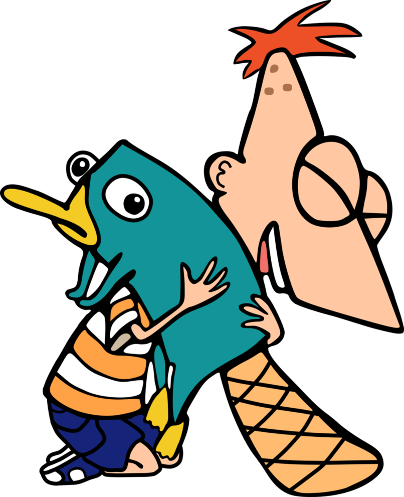 Phineas Hugs Perry Hd By Jaycasey-d5d01lp - Phineas And Ferb Perry Hug (806x991)