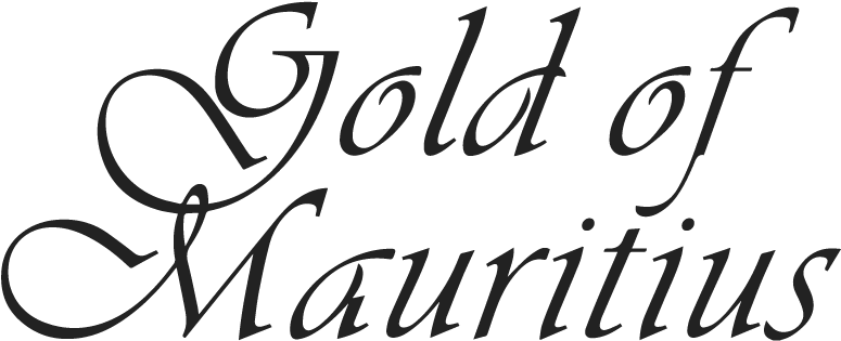 Gold Of Mauritius Rum - Gold Of Mauritius Logo (800x315)