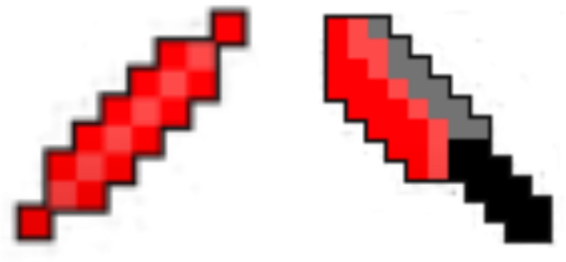 Idea Degree Knife Items Transparent Background - Minecraft Red Army Skin (1366x768)