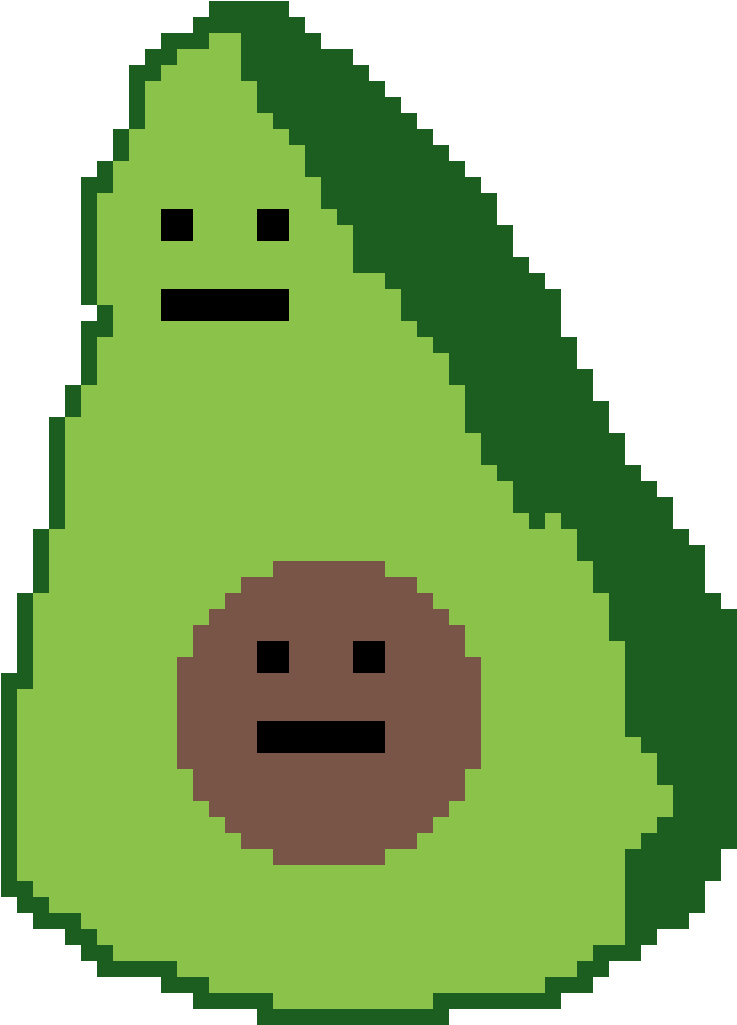 Avocado - Free Pixel Gif To Use (1200x1200)