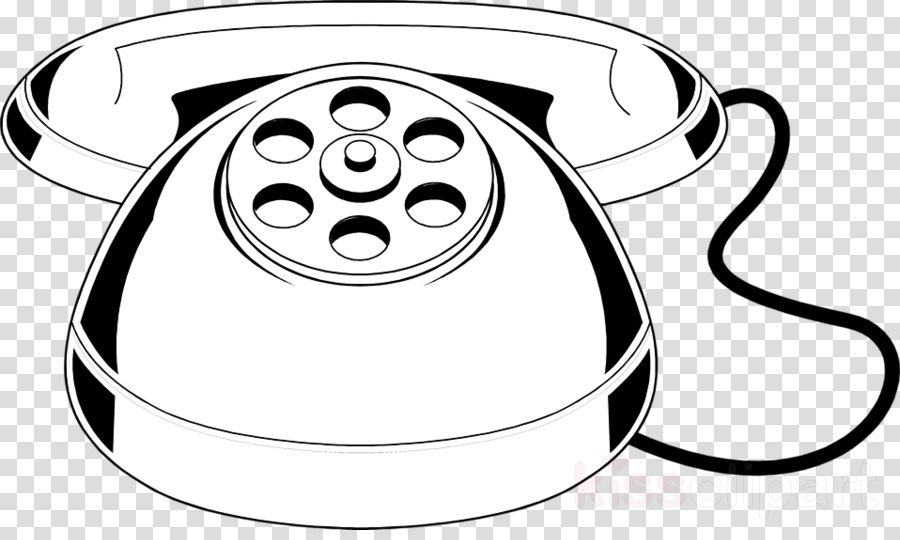 Telephone White Black Transparent Png Image & Clipart - Free Disco Ball Png (900x540)