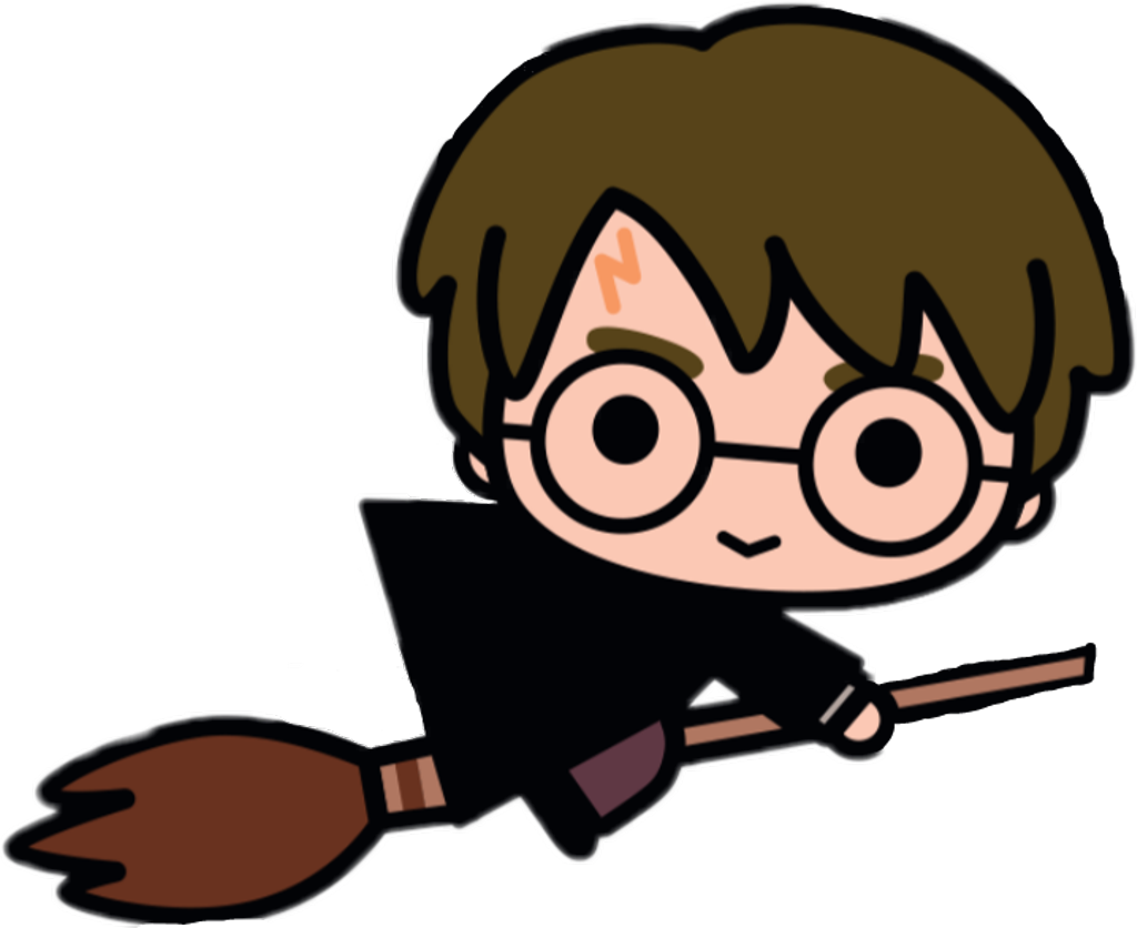 Adesivo Sticker - Harry Potter Cute Drawings (1024x836)