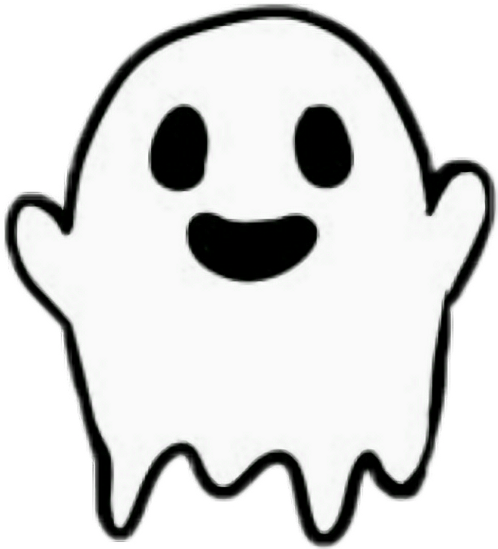 Fantasma Sticker - Ghost Png (1024x1129)