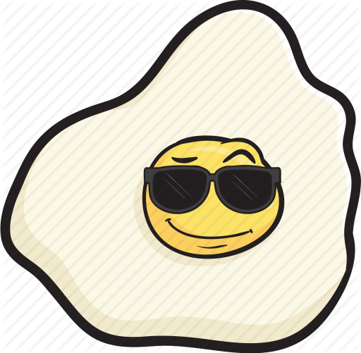 Smiley Clipart Breakfast - Eggs Emoji (512x501)