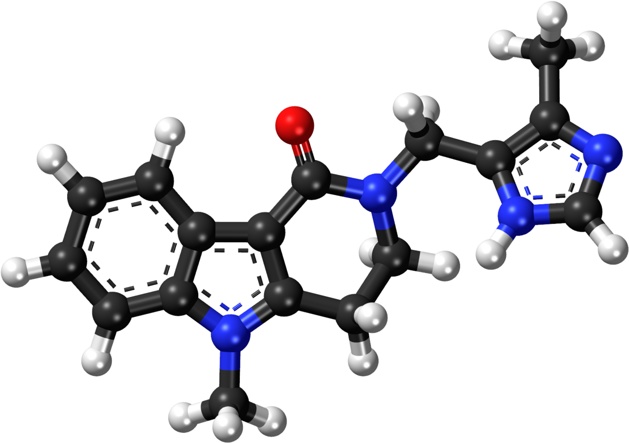Alosetron Ball And Stick Model - Molecule (1280x918)