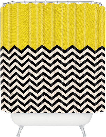 Bianca Green Follow The Sun Shower Curtain - Hanglamp Geel (540x540)