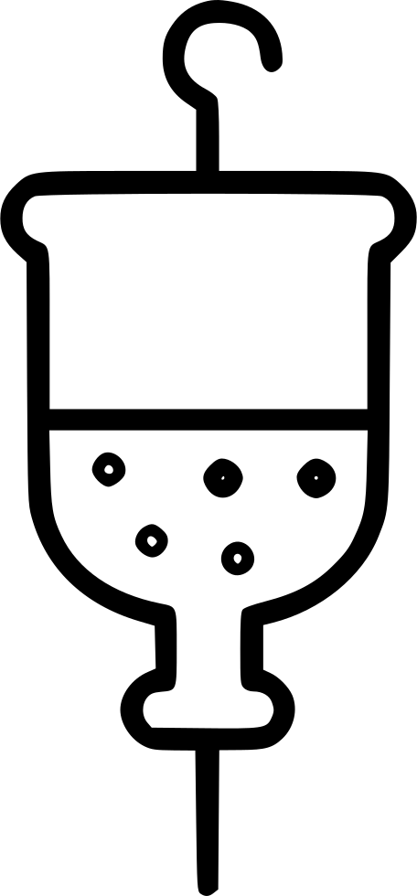 Iv Bag Comments - Iv Bag Cartoon Png (456x980)