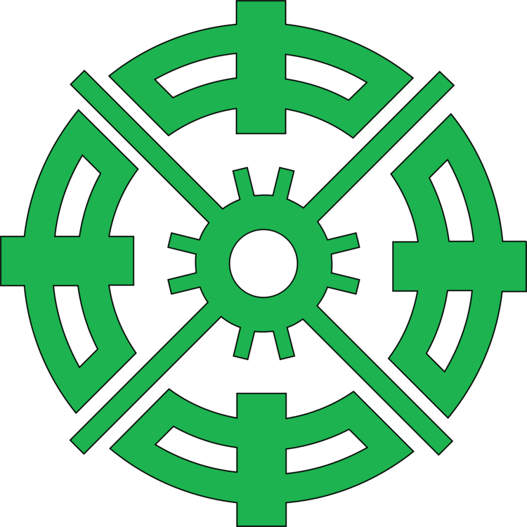 Rangsit University Target Aim Logo Cdr - Blue Peace Sign (750x750)