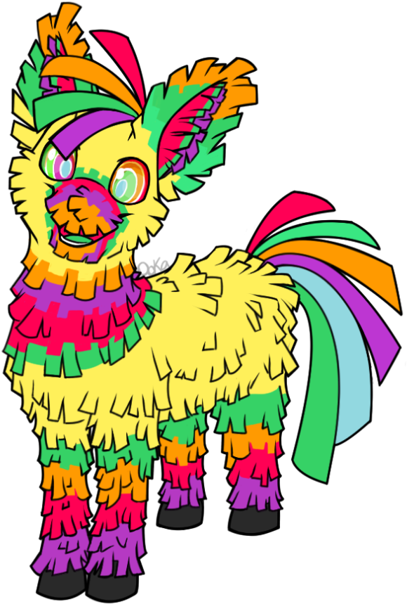 Pinata Clipart Llama - Pinata Clipart Llama (624x900)