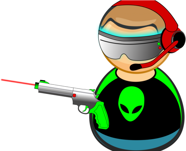 Gun Clipart Video Game - Gamer .png (640x480)