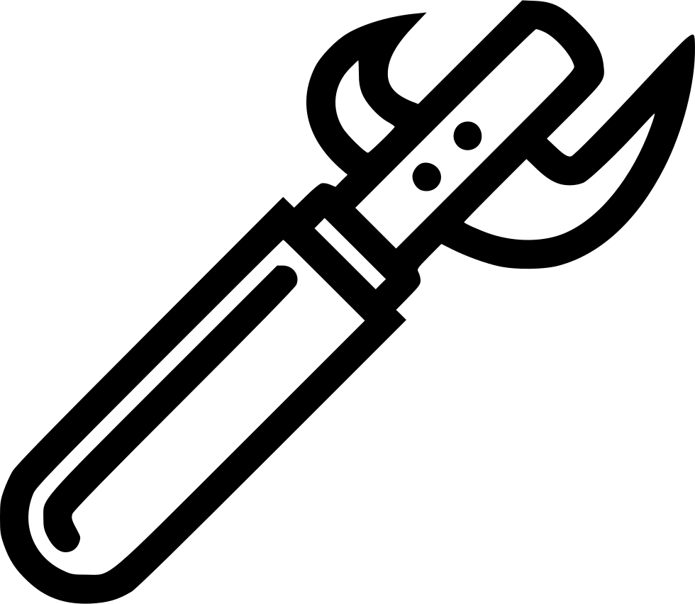 Can Opener Clipart (980x852)