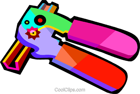Can Opener Royalty Free Vector Clip Art Illustration - Can Opener Royalty Free Vector Clip Art Illustration (480x323)