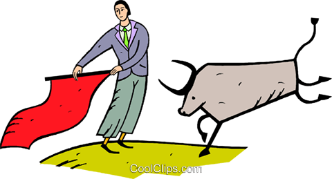 Matador Royalty Free Vector Clip Art Illustration - Mexican Sport Clipart (480x259)