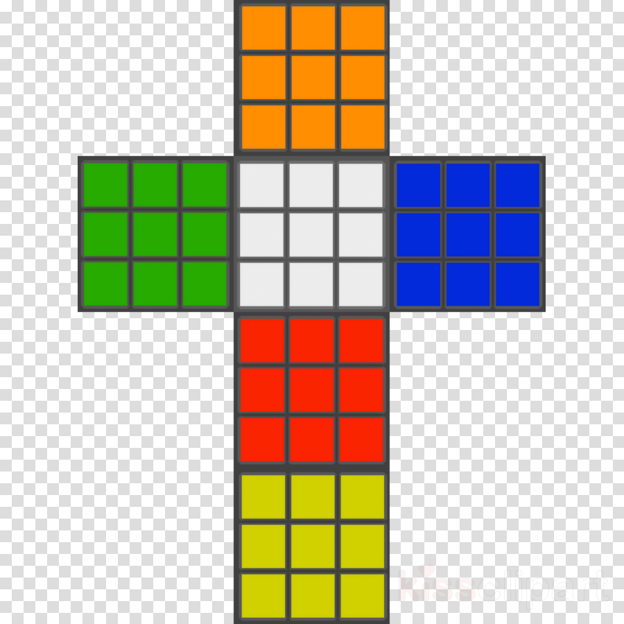 Make A Rubix Cube Clipart Rubik's Cube How To Solve - Catholic Lent Clip Art (900x900)