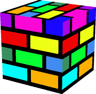 Tag Texture Brick Nova Skin - Rubik's Cube (400x392)