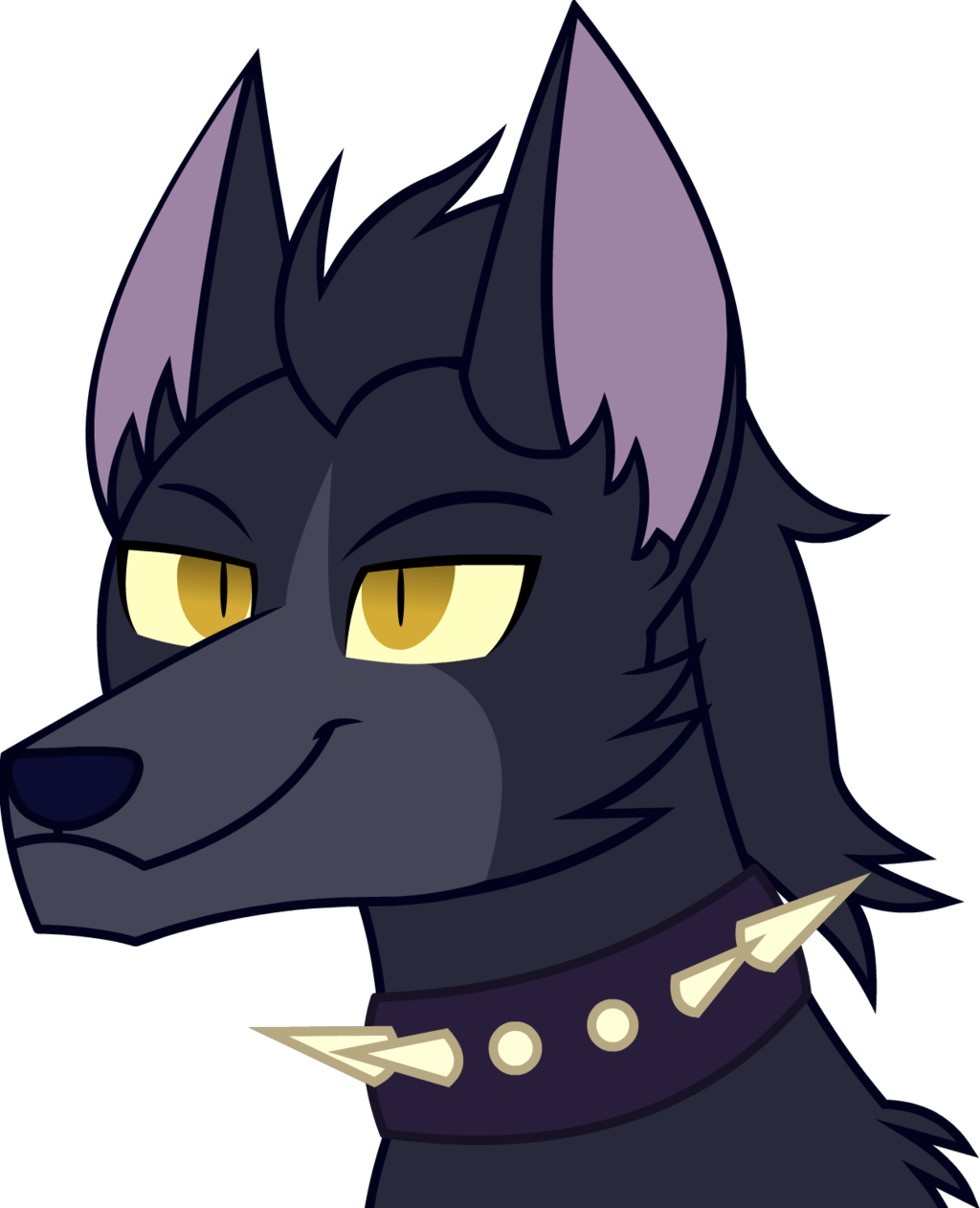 Dog With Spiked Collar Clip Art Freeuse - Spiked Dog Collar Transparent (1024x1262)