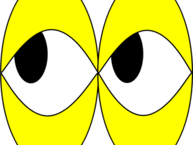 Yellow Clipart Eyeball - Yellow Clipart Eyeball (640x480)
