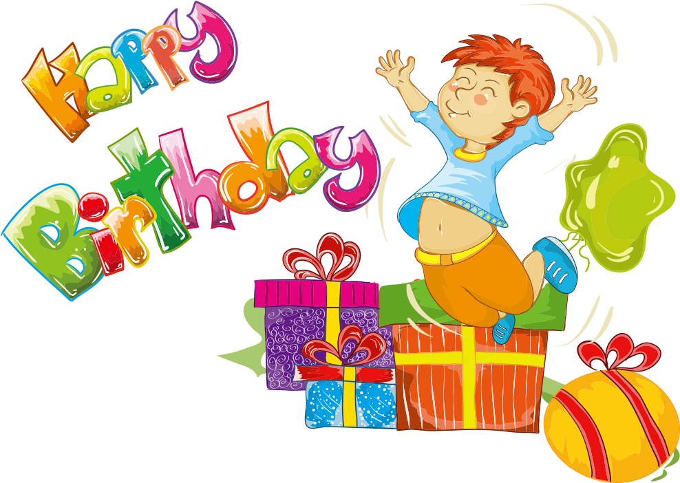 Birthday Gift Child Happy Transprent Png Free - Happy Birthday Sweet Kid (1000x1000)