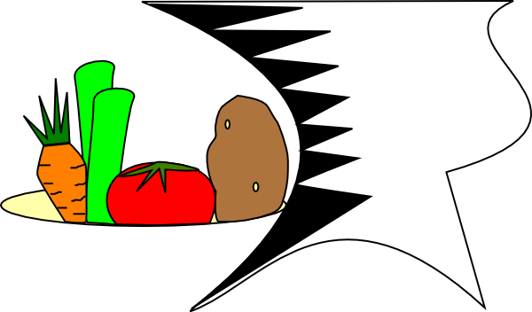 Food Logo Clip Art Vector Online Royalty Free & Public - Root Vegetable (600x352)