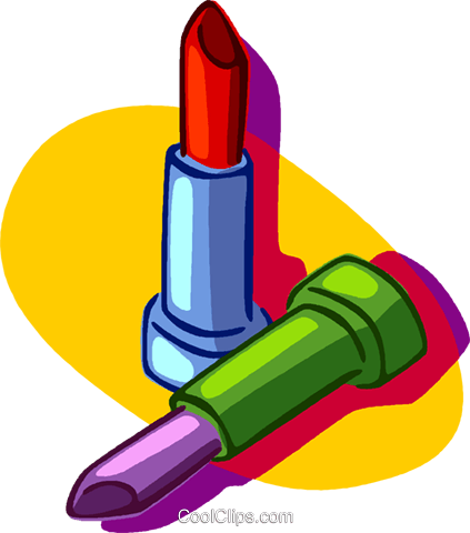Lipstick Royalty Free Vector Clip Art Illustration - Lipstick Royalty Free Vector Clip Art Illustration (423x480)