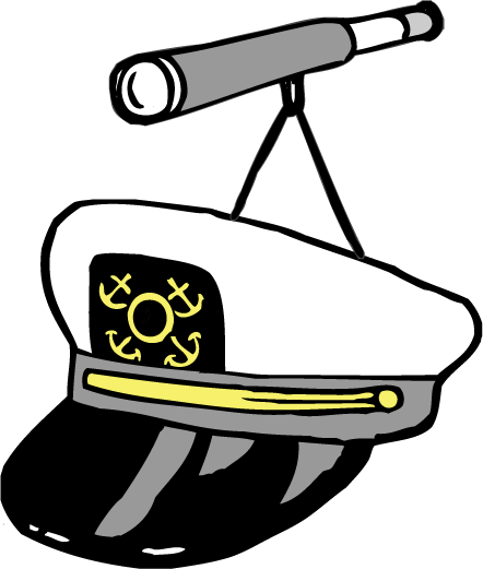 Y Is For Yacht Captain's Hat - Y Is For Yacht Captain's Hat (442x521)