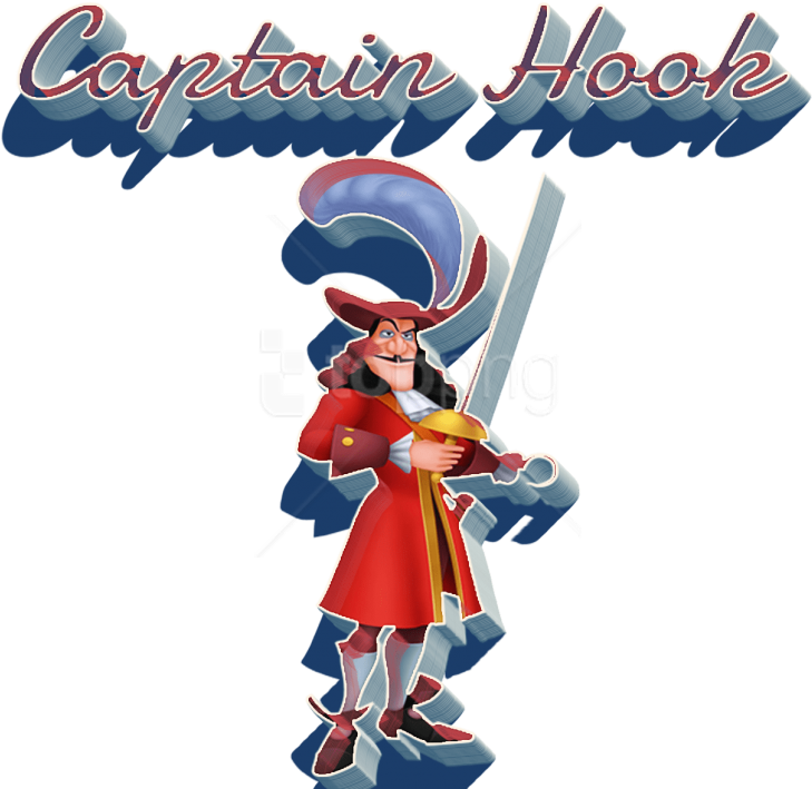 Free Png Download Captain Hook Png Pics Clipart Png - Cartoon (850x724)