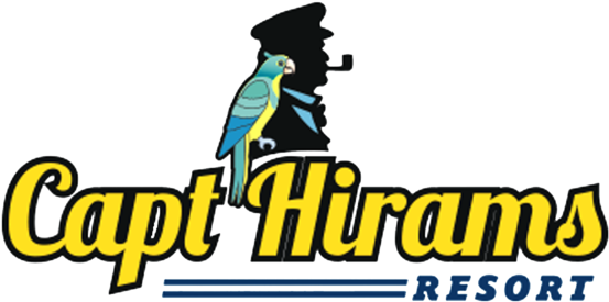 The Livesays At Captain Hiram's - Captain Hiram's Logo (600x343)